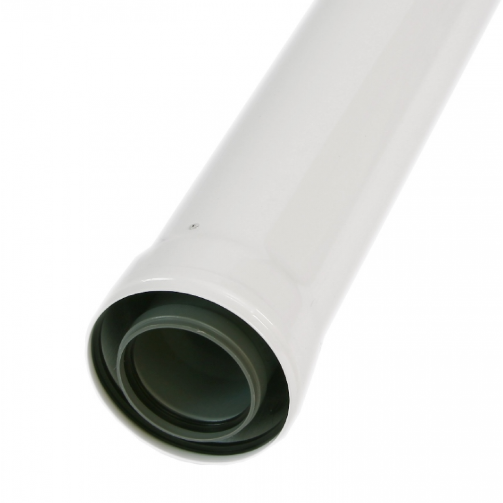 Baxi коаксиальное удлинение DN 80/125 мм, 1000 мм для Duo-tec MP 35-70 кВт (KMT71408851), белый